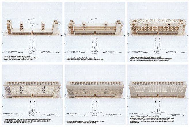 Penda, new bauhaus museum, green museum, transformable architecture, rotating building, public spaces, public park, Dessau, Bauhaus, Berlin, green architecture, architecture competition