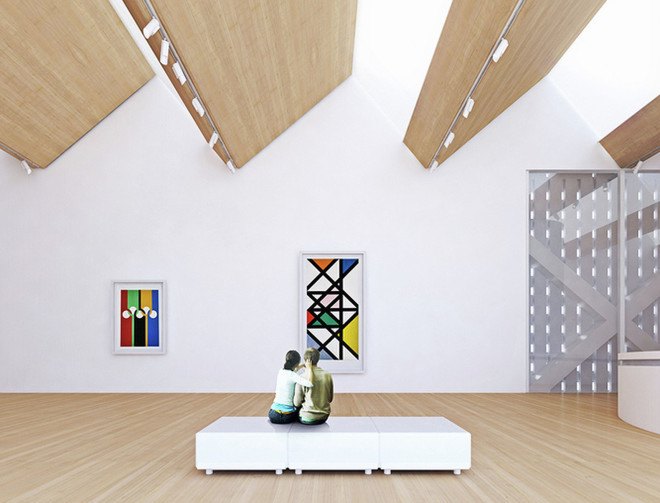 Penda, new bauhaus museum, green museum, transformable architecture, rotating building, public spaces, public park, Dessau, Bauhaus, Berlin, green architecture, architecture competition