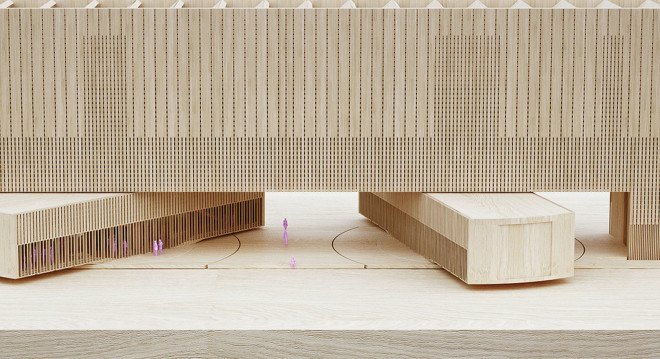 Penda, new bauhaus museum, green museum, transformable architecture, rotating building, public spaces, public park, Dessau, Bauhaus, Berlin, green architecture, architecture competition