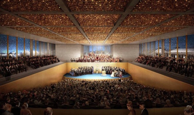 David Chipperfield, Sir David Chipperfield, Nobel Center, Nobel Center by David Chipperfield, Nobelhurst, Nobel Prize, Nobel Auditorium, Stockholm, Blasieholmen peninsula