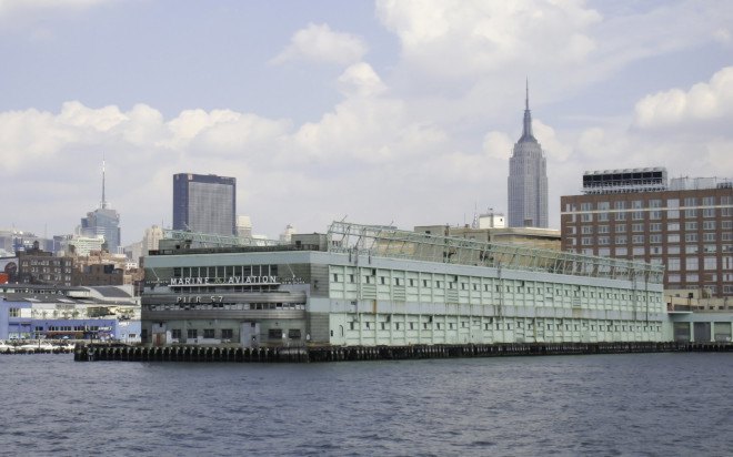 pier 57, super pier, superpier, pier 57 rooftop park, manhattan parks, parks in manhattan, green spaces manhattan, community event spaces manhattan, youngwoo and associates, rxr realty