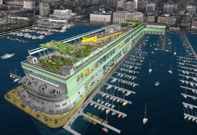 pier 57, super pier, superpier, pier 57 rooftop park, manhattan parks, parks in manhattan, green spaces manhattan, community event spaces manhattan, youngwoo and associates, rxr realty