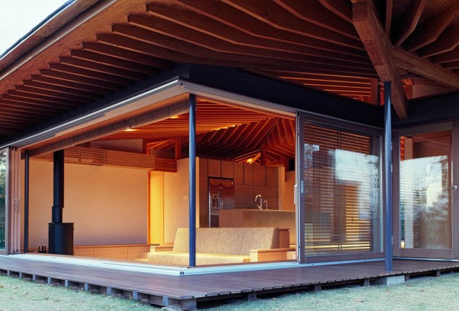 K's Residence, Tadashi Suga Architects Office, timber architecture, family home, skylights, natural ventilation, natural light, green architecture, Japanese architecture, Japan