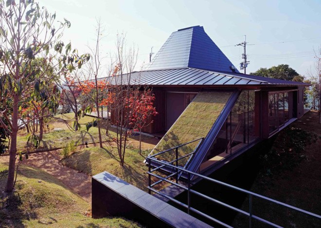 K's Residence, Tadashi Suga Architects Office, timber architecture, family home, skylights, natural ventilation, natural light, green architecture, Japanese architecture, Japan