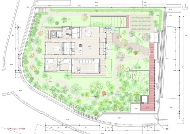 K's Residence, Tadashi Suga Architects Office, timber architecture, family home, skylights, natural ventilation, natural light, green architecture, Japanese architecture, Japan