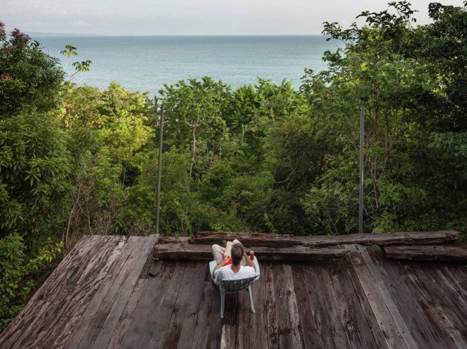 off-the-grid house, SaLo house, Panama, Patrick Dillon, sustainable house, passive house, salvaged materials, rainwater harvesting, rainwater cistern, swimming pool, natural ventilation, clean energy
