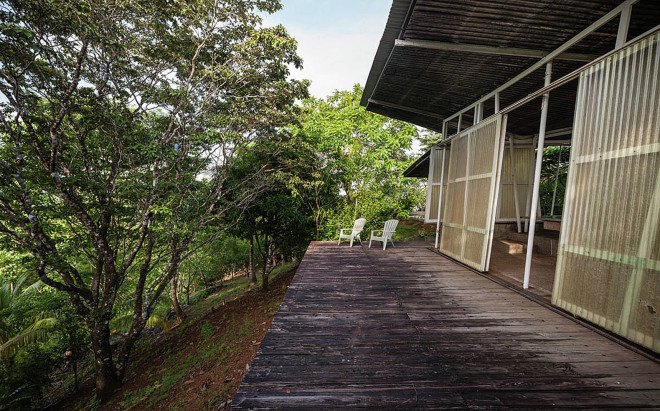 off-the-grid house, SaLo house, Panama, Patrick Dillon, sustainable house, passive house, salvaged materials, rainwater harvesting, rainwater cistern, swimming pool, natural ventilation, clean energy