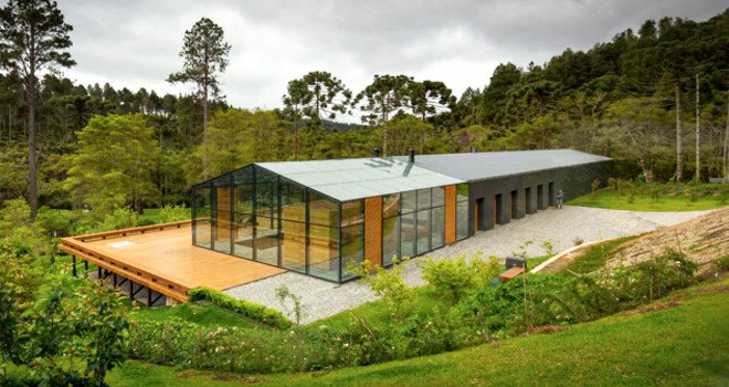 Studio mk27, Mororo House, architecture, electric energy conservation, energy efficiency, green building, thermal performance, brazil homes, rustic cabin, log cabins, opaque facades, thermal conservation, brazilian architecture, brazilian homes,