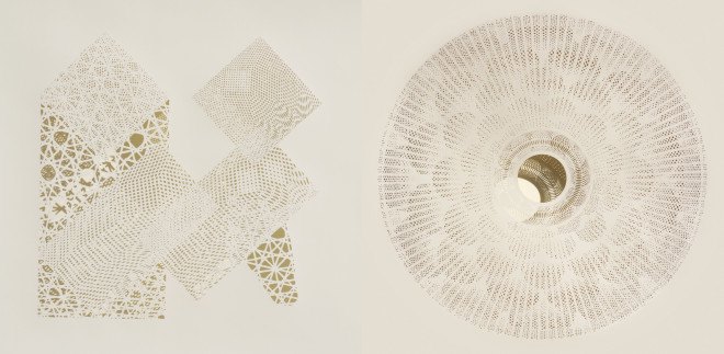 green design, eco design, sustainable design, Tahiti Pehrson, Joseph Gross Gallery, pareidolia, paper art, paper cut art, eco art