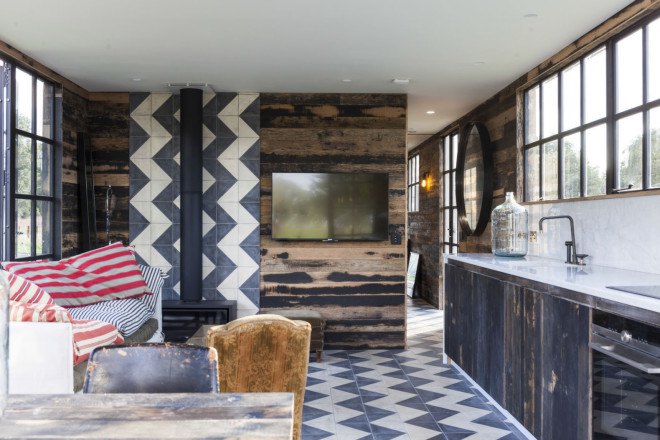 Reed Deer Architects, Bert and May Group, SunEdison, London Design Festival, London Design Festival 2015, Decorex, structurally insulated panels, Green tomato, upcycled furniture, prefab housing, prefab house, upcycled furniture, Watermark, mobile home, prefab home,