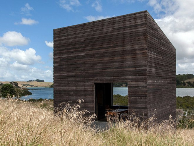 eyrie cabins, cheshire architects, new zealand vacation home, vacation cabins, tiny home, tiny house, tiny cabin