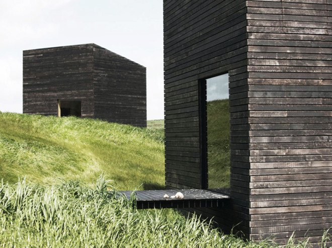 eyrie cabins, cheshire architects, new zealand vacation home, vacation cabins, tiny home, tiny house, tiny cabin