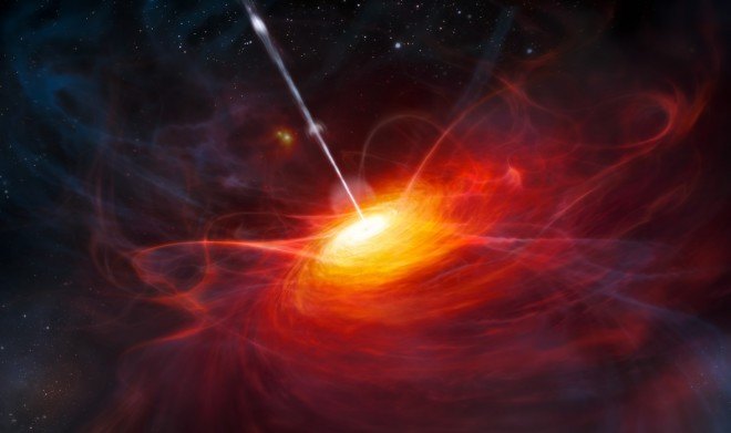 quasar, astronomy, distant quasar, ESO