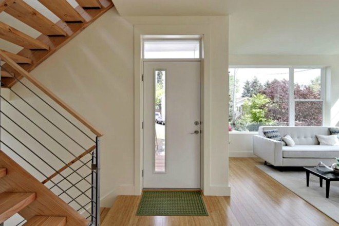 Seattle greenfab, Greenfab design, prefab homes, passive design, net-zero energy house, LEED Platinum certification, energy efficient home design,James Hardie panels, Seattle prefab home, energy efficiency, sustainable design, green design, sustainable materials,