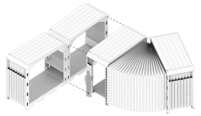 SURI, emergency shelters, Suricatta Systems, Urbana de Exteriores, humanitarian design, refugee housing, resilient shelters, modular systems, modular shelters, adaptable shelter system, green design, sustainable design,