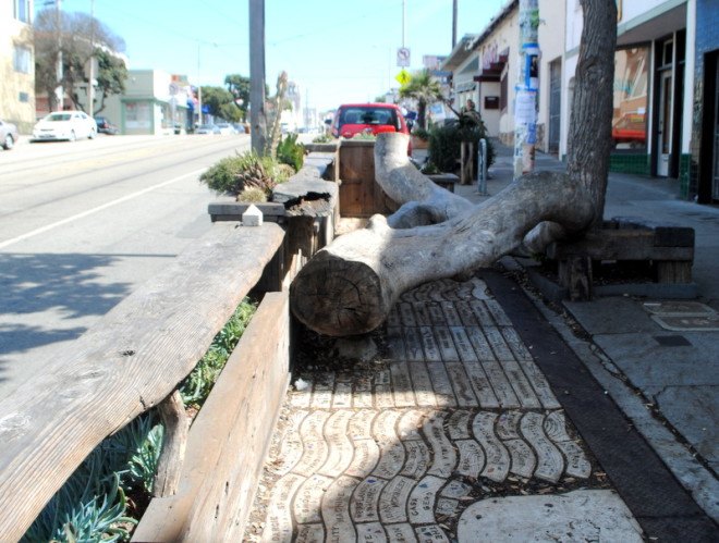 parklet, san francisco, urbanism, parking day, public space, urban design, succulents, seating, sidewalk, pop-up