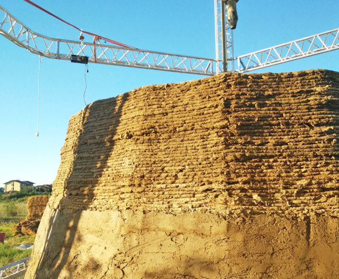 WASP, BigDelta, Massa Lombarda, World’s Advanced Saving Project, BigDelta 3d printer, 3d printer, 3d printing, 3d printing mud, affordable housing, 3d printing housing, 3d printed house, 3d printed architecture, 3d-printed mud house