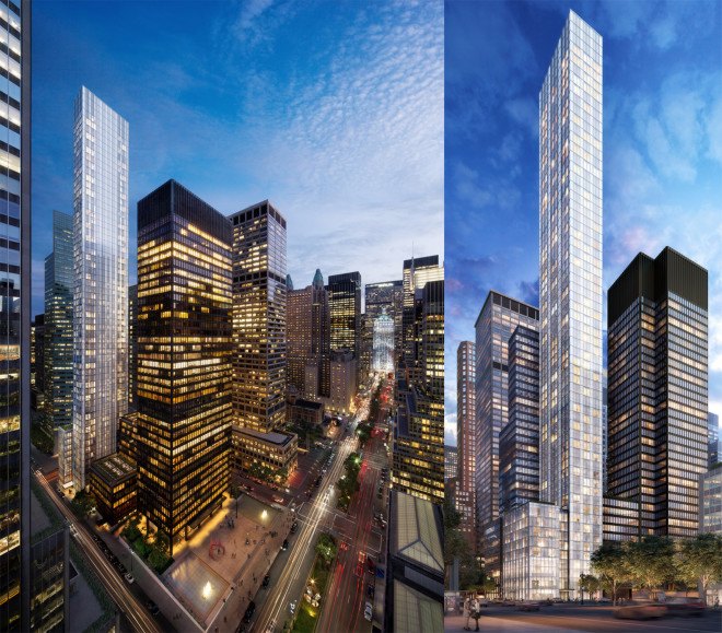 Foster + Partners, Seagram Building, Mies van der Rohe, 100 East 53rd Street, 100 East 53rd Street by Foster + Partners, William T. Georgis, Vanke, RFR Holding, Hines, luxury apartments, luxury condominium, luxury skyscraper, modernist architecture, Midtown