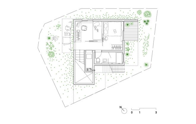 50m2 House, OBBA, Seoul, South Korea, affordable housing, small spaces, natural lighting, green architecture