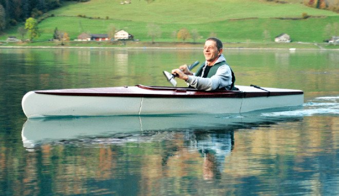 kayak, modular kayak, Swiss kayak, kayak design, adventure travel, travel, portable kayak, sports equipment, outdoors equipment, product design