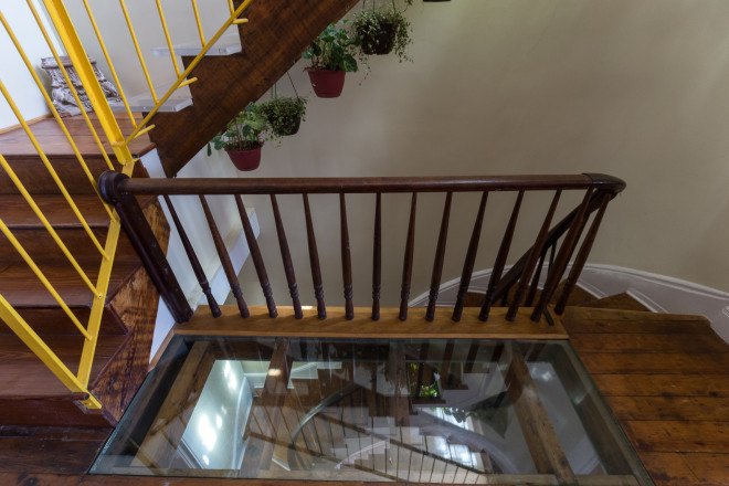 carroll gardens, brooklyn, treehouse, gennaro brooks-church, green building, reclaimed materials, natural pool, natural swimming pool, chemical-free pool, airbnb, brownstone, renovated brownstone, brownstone for rent