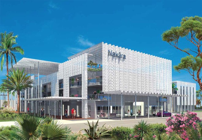 Cap d Agde Hotel, Jacques Ferrier Architecture, facade design, concrete, concrete facade, green architecture, Mediterranean architecture, swimming pool, hotel design, terraces, natural light