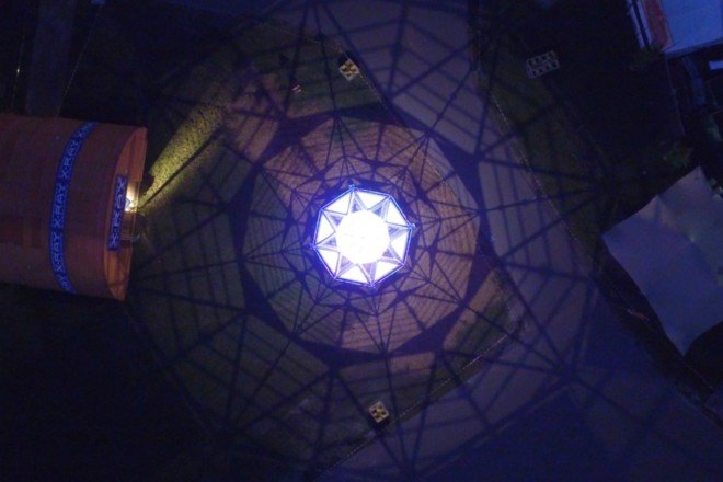 Dennis Parren, light tower, lowlands music festival, netherlands festival, light towers, LED art, LED light tower, LED structures, LED art installations, art installations, urban art, green design