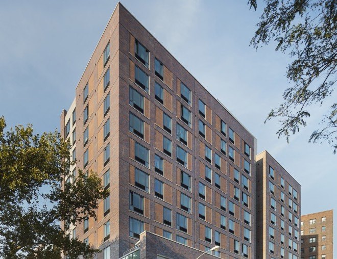 NYC Housing Connect, affordable housing, East Harlem Center for Living and Learning, East Harlem, Harlem, El Barrio, Washington Houses, LEED Gold, gymnatorium, recycled materials, locally produced materials, low e windows, low VOC paint, mixed use center, DREAM charter school,