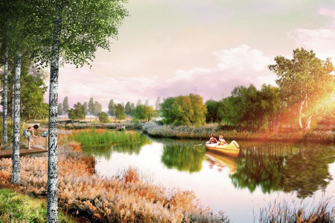 Turenscape, MAP Architects, Russia, landscape architecture, green infrastructure, architecture competition, public transportation, biodiversity, wastewater purification, water issues