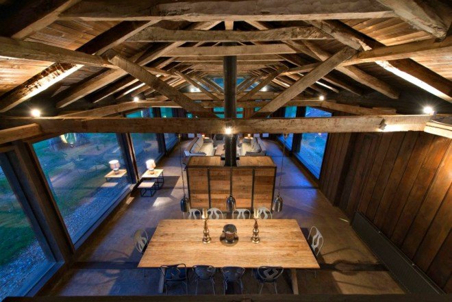 Estudio Valdés Arquitectos, Barn House, architecture, Barn House Chile, chilean architecture, barn house renovation, recycled building materials, sustainable design, green design, repurposed barn materials, Lago Ranco barn house,