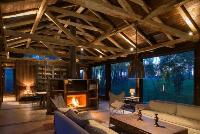 Estudio Valdés Arquitectos, Barn House, architecture, Barn House Chile, chilean architecture, barn house renovation, recycled building materials, sustainable design, green design, repurposed barn materials, Lago Ranco barn house,