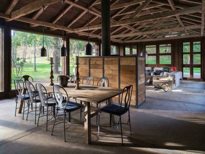 Estudio Valdés Arquitectos, Barn House, architecture, Barn House Chile, chilean architecture, barn house renovation, recycled building materials, sustainable design, green design, repurposed barn materials, Lago Ranco barn house,