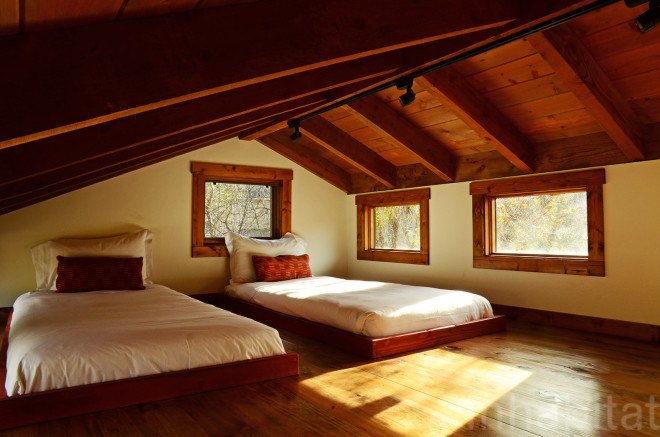 Fireside Resort, tiny house resort, test drive a tiny home, Wheelhaus tiny homes, tiny homes in Wyoming, sustainable tiny home resort, Wyoming tiny home resort, Tafline Laylin photos tiny houses, photos of tiny houses, Wheelhaus Wedge tiny house, Wheelhause Caboose tiny house, tiny house with a loft, tiny house resort Jackson Hole, Wilson tiny house