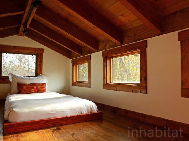 Fireside Resort, tiny house resort, test drive a tiny home, Wheelhaus tiny homes, tiny homes in Wyoming, sustainable tiny home resort, Wyoming tiny home resort, Tafline Laylin photos tiny houses, photos of tiny houses, Wheelhaus Wedge tiny house, Wheelhause Caboose tiny house, tiny house with a loft, tiny house resort Jackson Hole, Wilson tiny house