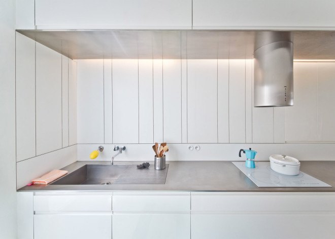 Hike apartment, SABO Project, Paris, green renovation, green interiors, herb garden, vertical garden, multifunctional furniture, small spaces, mezzanine, smart spaces