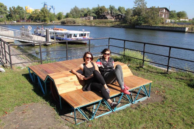 Gdańsk, Reshtki, recycled urban furniture by Reshtki, reader submitted content, recycled materials, urban furniture, Sara Podwysocka, Maria Ostrowska