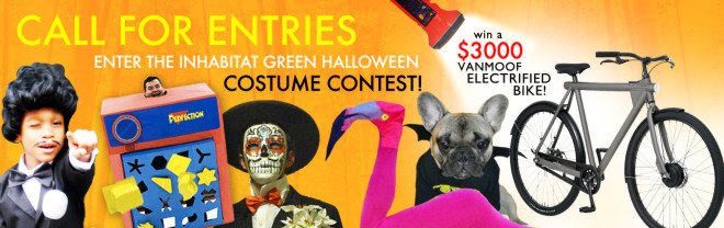 Green costume contest, DIY halloween costume, Inhabitat green halloween costume contest, enter Inhabitat's halloween costume contest, VANMOOF, VANMOOF E-bike, win a VANMOOF e-bike, Inhabitat VANMOOF E-bike competition, Inhabitat 2015 halloween contest, Inhabitat 2015 halloween costume contest, DIY halloween costumes, DIY halloween costume contest,