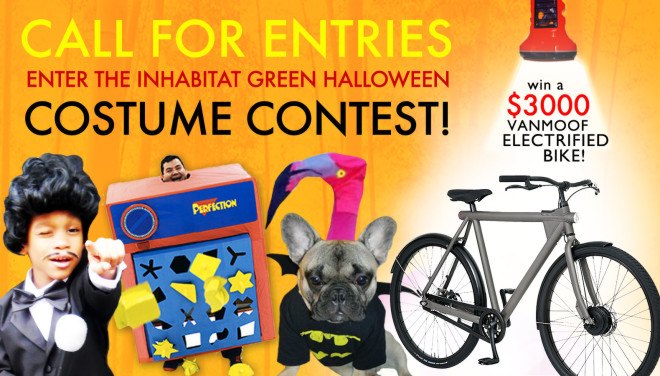 Green costume contest, DIY halloween costume, Inhabitat green halloween costume contest, enter Inhabitat's halloween costume contest, VANMOOF, VANMOOF E-bike, win a VANMOOF e-bike, Inhabitat VANMOOF E-bike competition, Inhabitat 2015 halloween contest, Inhabitat 2015 halloween costume contest, DIY halloween costumes, DIY halloween costume contest,
