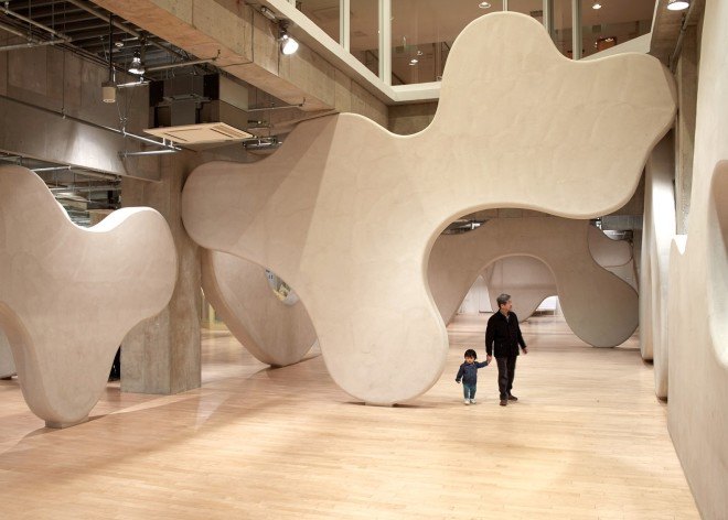 architecture, Japan, architecture for children, Japanese architecture, nursery, Tokyo architecture, Tokyo, Atsugi, clouds, cloud formations