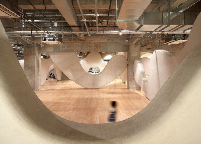 architecture, Japan, architecture for children, Japanese architecture, nursery, Tokyo architecture, Tokyo, Atsugi, clouds, cloud formations