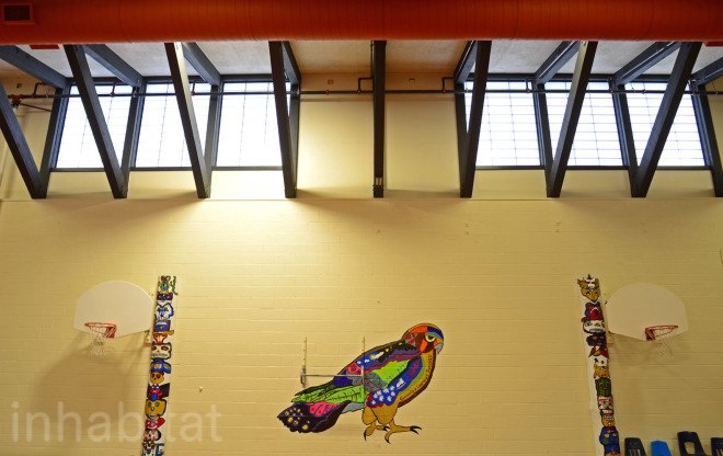 Teton Mountain school, Ward + Blake architects, Kelly Elementary School, Teton Mountains, Wyoming, Wyoming school renovation, green schools Wyoming, weathering steel, Wyoming architects, small country school opens to immense mountain view, beautiful mountain school in Wyoming, Kelly school, Kelly Wyoming School, Ward + Blake school renovations in Wyoming