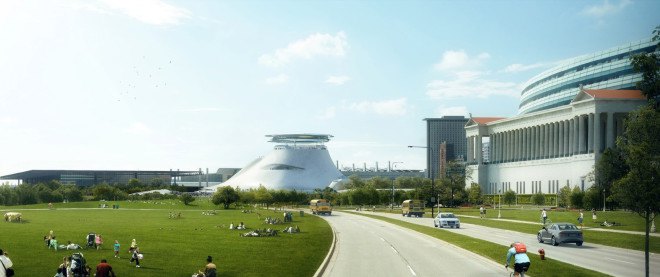 green design, eco design, sustainable design, MAD Architects, Lucas Museum of Narrative Art, Chicago, Museum Campus Park, Chicago City Council, Lake Michigan