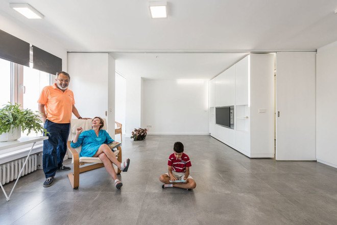 MJE House, PKMN architectures, Spain, transformable houses, transformable furniture, green interiors, flexible spaces, flexible design, holiday home, rotating walls, smart interior, responsive interiors, responsive spaces