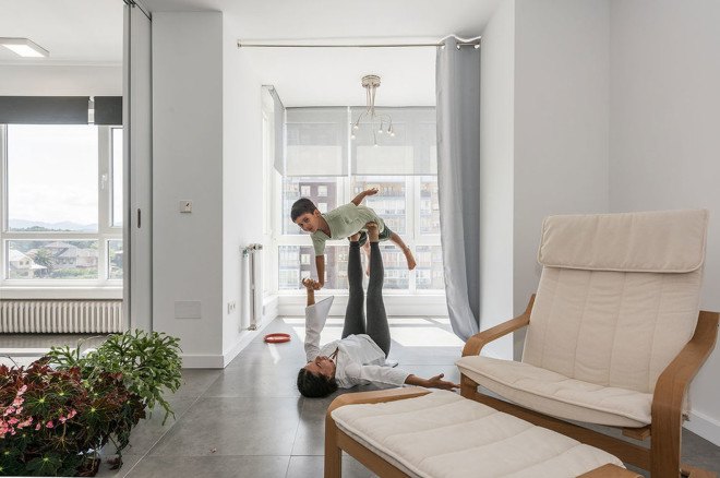 MJE House, PKMN architectures, Spain, transformable houses, transformable furniture, green interiors, flexible spaces, flexible design, holiday home, rotating walls, smart interior, responsive interiors, responsive spaces