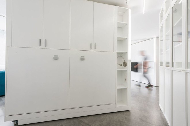 MJE House, PKMN architectures, Spain, transformable houses, transformable furniture, green interiors, flexible spaces, flexible design, holiday home, rotating walls, smart interior, responsive interiors, responsive spaces