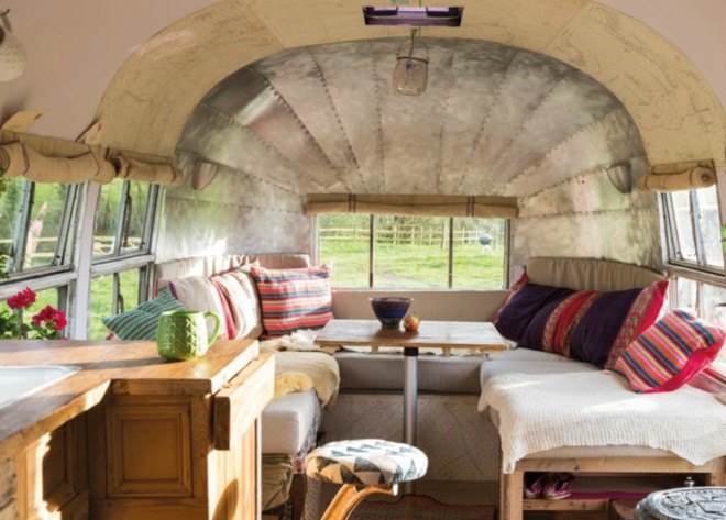 Mark and Charlotte Mabon Airstream Renovation, airstream renovation, caravan design, airstream design, Airstream caravan, 1954 Airstream, aluminium cladding, mobile homes, homes on wheels, urban design, mobile home renovation, diy renovation, caravan renovation