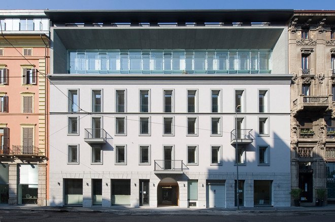 Westway Architects, green renovation, Milan, Italy, 19th century building renovation, natural lighting, internal courtyard, courtyard, residential architecture