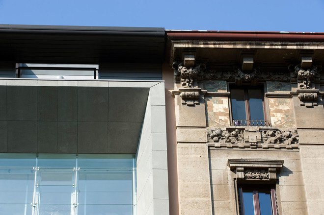 Westway Architects, green renovation, Milan, Italy, 19th century building renovation, natural lighting, internal courtyard, courtyard, residential architecture