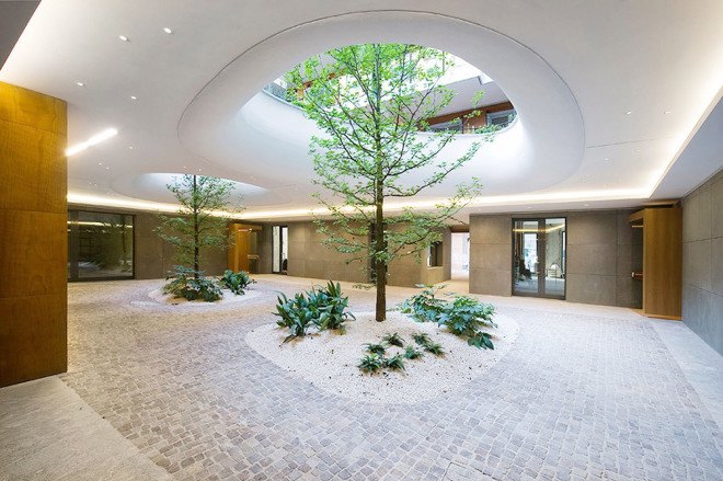 Westway Architects, green renovation, Milan, Italy, 19th century building renovation, natural lighting, internal courtyard, courtyard, residential architecture