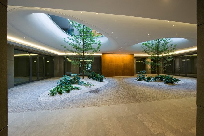 Westway Architects, green renovation, Milan, Italy, 19th century building renovation, natural lighting, internal courtyard, courtyard, residential architecture